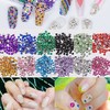 HASTHIP® Kit de Arte de Uñas con Diamantes Imitación Multicolor,Herramientas