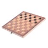 3in1 Portable Wooden Chessboard Folding Board Chess Game For Party