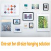 KURUI Hardware Nails for Hanging Pictures Assorted Kit,700pc Black Picture