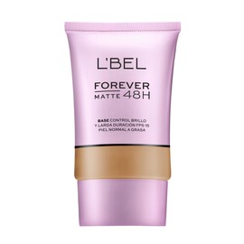 L'BEL - Forever Matte Base de Maquillaje 48 H Capuccino 310C 27g, Fórmula Avanzada, Control de Brillo, Larga Duración y Protección FPS 15, para Piel de Normal a Grasa, Base Maquillaje Alta Cobertura