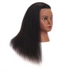 Traininghead 100% Real Hair Mannequin Head Training Head Cosmetology Doll