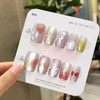 Handmade Nail Tip, Strawberry, 3D Nail Art, False Nail Design,