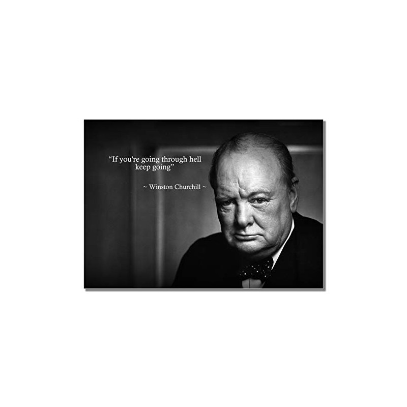 Winston #5 A3 Unframed Churchill British Statesman Poster Motivation Inspiration