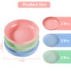 6 Pcs Food Bowls, 5.5" Whisker Fatigue Cat Dishes, Shallow