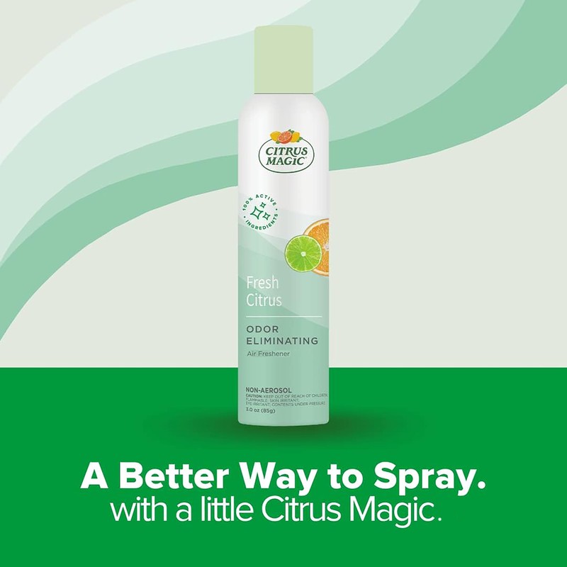 Citrus Magic Freshener Odor Eliminating Air Freshener Spray, 3 Ounce