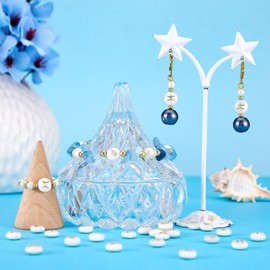 PandaHall 24pcs 12 Constellation Shell Beads Natural Freshwater Shell Beads Zodiac Sign Flat Round Disc Spacer Beads for Necklace Bracelet Earrings Jewelry Making