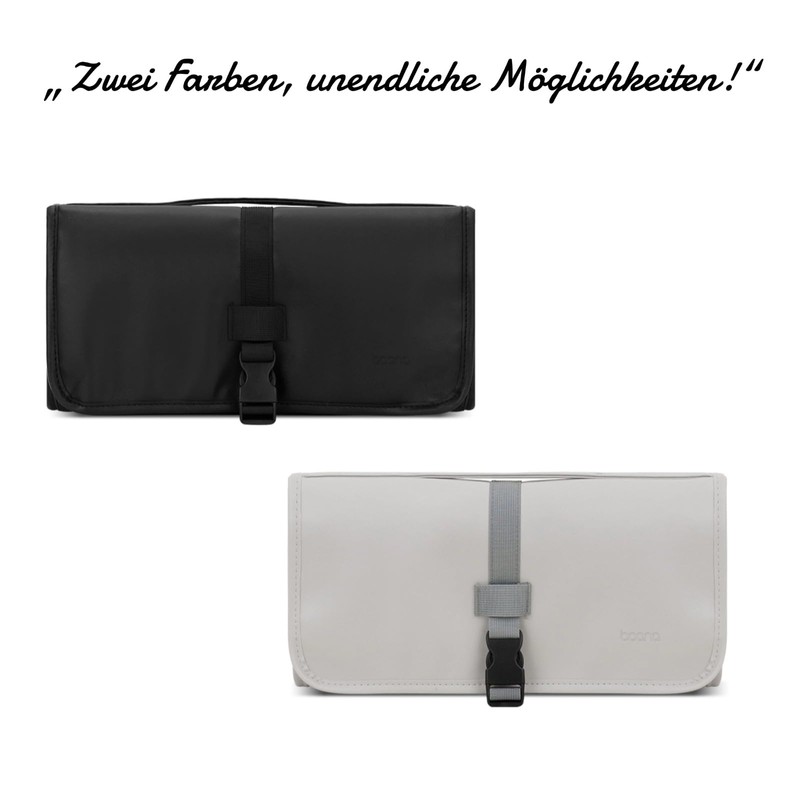 Charinor Dyson Airwrap Travel Bag Storage PU Leather, black, Elegant