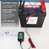 12V 1.5Amp Automatic Battery Charger, Battery Maintainer for Cars, Motorcycles,