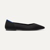 Rothy's The Point II Women's Slip-On Shoes, Pointed-Toe Flats, Black,