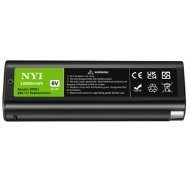 NYI 2-Pack 12000mWh 6V Battery Compatible with Paslode 404717 B20544E BCPAS-404717 404400 900400 900420 900600 901000 902000 B20720 CF-325 IM200 F18 IM250 IM250A IM350A IM350CT PS604N, Ni-MH