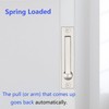 Dontay Pocket Door Lock with Key 2 Pack, Contemporary Entry