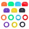 KYC-001 Key Cover, Random Color, Set of 14, Round, Semicircle,