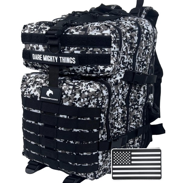 AMERICANPHOENIX 45L Elite Tactical Backpack | 3X Stronger Work &