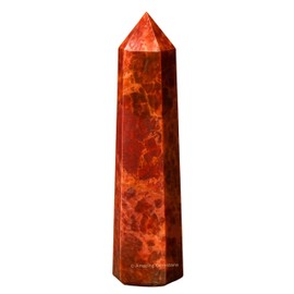 Amazing Gemstone Brecciated Jasper Crystal Towers ~ Natural Healing Crystal Point Obelisk for Reiki Healing and Crystal Grid (2" to 3" INCH)