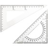 Triangle Ruler Square Set, 30/60 and 45/90 Degrees, Set of