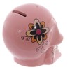 COLOURFUL SUGAR SKULL CERAMIC MONEY BOX ONE OFF FROM A