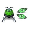 AMR Racing Snowmobile Headlight Eye Graphics Decal Cover Compatible with