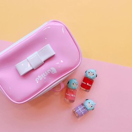 Puttisu Beauty Girl Pouch, Handy Strap Pouch - Water Resistant, Inner Mesh Pocket, Faux Leather, Size: 20.5 x 14 x 8 cm