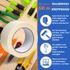 Gocableties Crepe Tape, Premium Painter's Tape for Painting and Decorating,