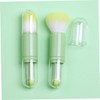 Mikinona Man-made Fiber Makeup Brush 4-in-1 Double-ended Brush for Foundation