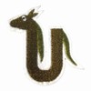 Iron On Patch Alphabet Animal (U)