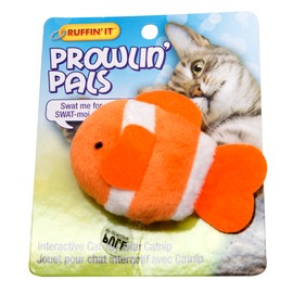 Ruffin It Prowlin' Pals Cat Toy w/Sound & Catnip