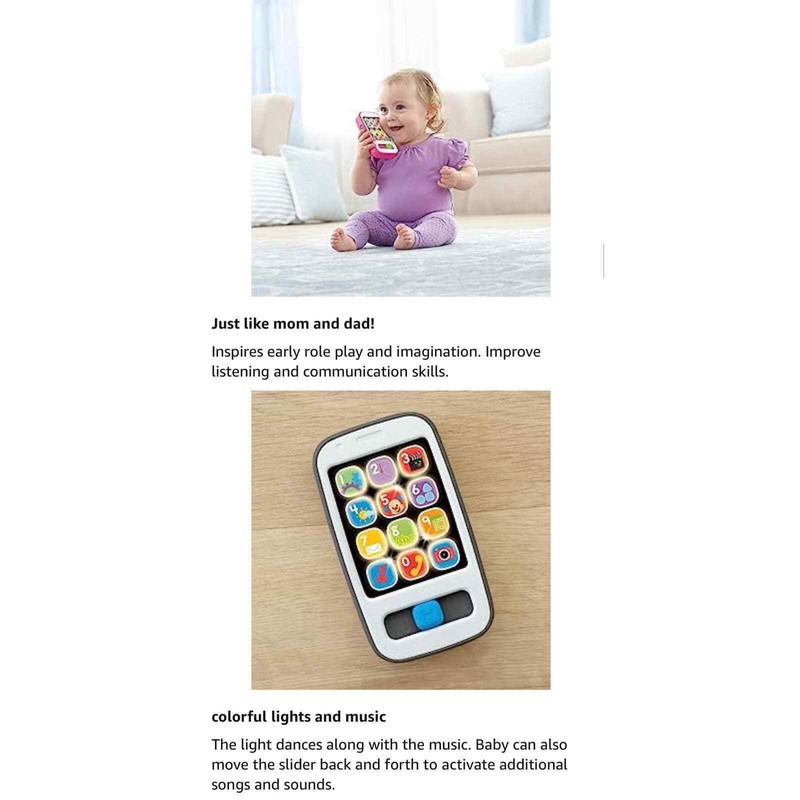 Fisher-Price Fisher Price Laugh & Learn Smart Phone Musical Toy