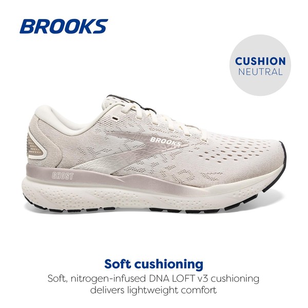 Brooks Brooks Men's Ghost 16 Neutral Running Shoe - Coconut/Chateau/Forged