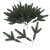 Urier 24 Pieces Faux Pine Branches,Artificial Pine Branches Christmas Decorations