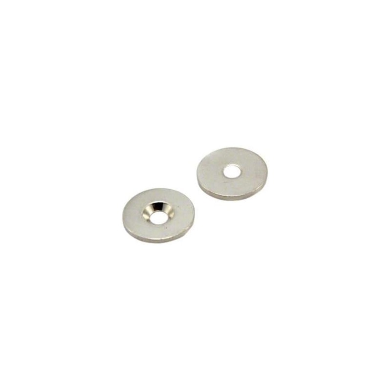 FIRST4MAGNETS Countersunk Steel Disc for Using Magnets, Hang Artwork or