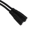 Dual IEC320 C7 to C20 Cord Universal Y Power Splitter
