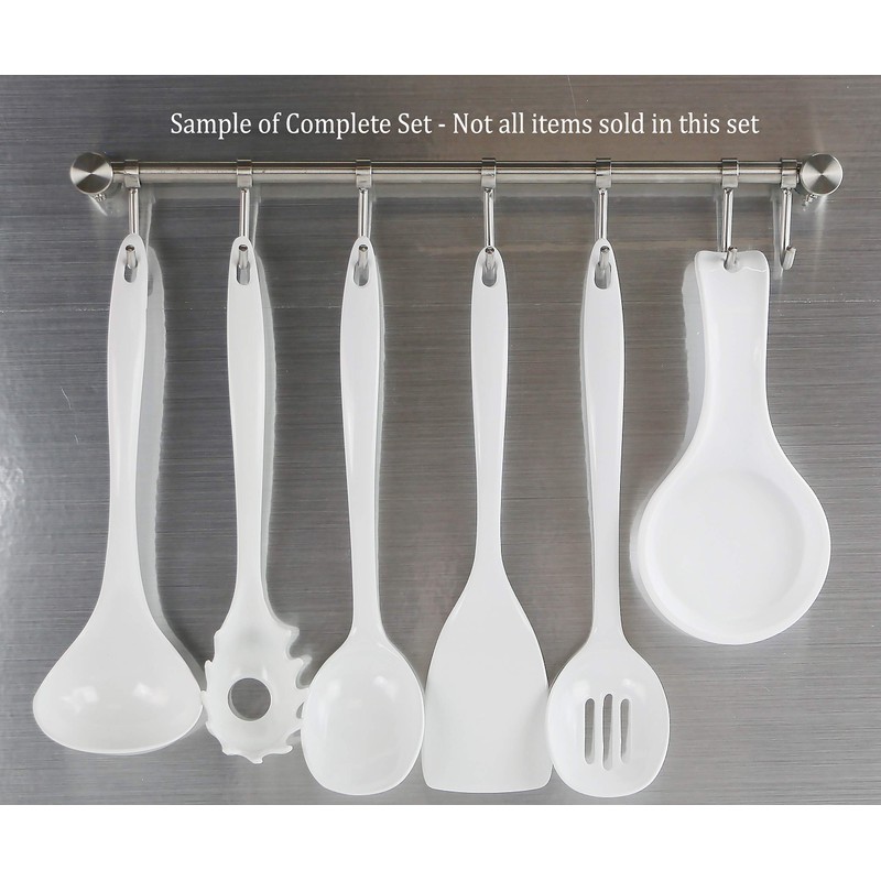 Reston Lloyd 05306M Calypso Basics 100% Melamine, Spoon, White (Pack