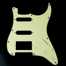 Custom Guitar Pickguard For Strat HSS Covered, 3Ply Mint Green