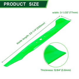 TENGMUJX 6 Pack High Lift Mower Blade Replace OEM 942-04244A 942-04244 742-04244 742-04290 Compatible with 46 inch Deck Cub Ca de MTD Troy-Bi lt XT1 XT2 LT46 LTX1045 LTX1046 Lawn Mower