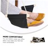 Operitacx Foldable Foot Hammock for Desk Black Foot Sling Office