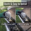 Gutter Guard (6 Pack) Leaf Filter Gutter Strainer & Downspout