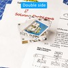 Mini Clear Picture Frame 2x2, Magnetic Acrylic Frame Double Sided