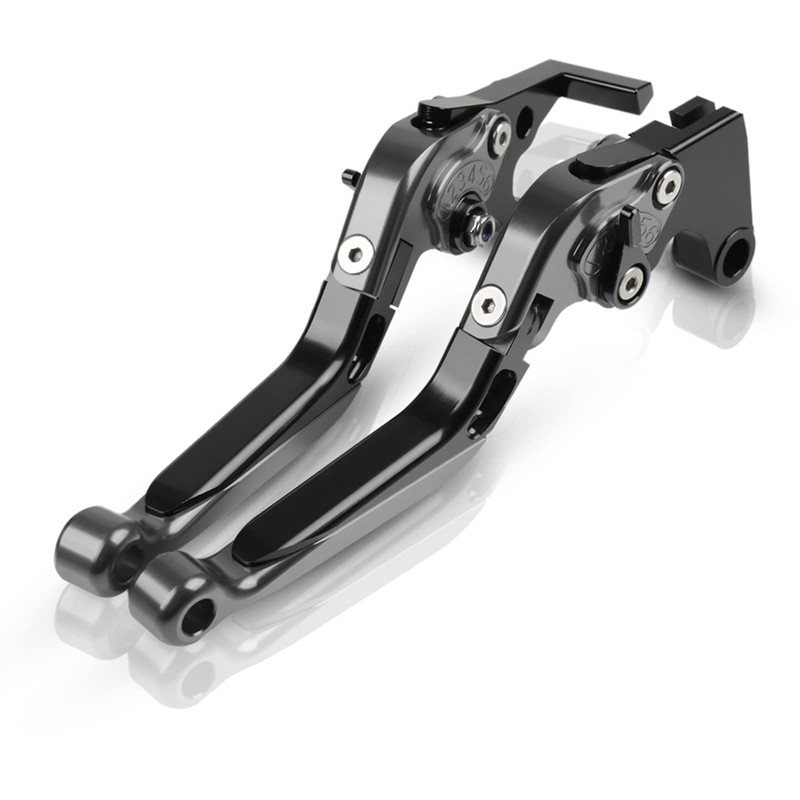LANQIAN Brake & Clutch Levers Set Foldable Extendable CNC Compatible