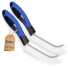 BALLUX Grout Brush Pack of 2 - The Perfect Cleaning Brush for Bathroom and Kitchen, Joint Cleaning Brush, Split Cleaning Brush, Tile Floors with Hard Bristles