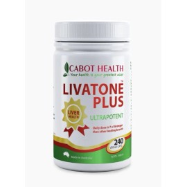 Cabot Health Livatone Plus with Turmeric 240 Capsules Liva Tone Plus Liver Detox