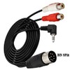 Seadream 6Feet Large 8 Pin DIN to 2RCA Female and