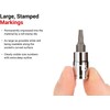 TEKTON 1/4 Inch Drive Torx Bit Socket Set with Rail,