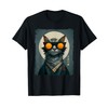Cat Wearing Kimono Japanese Art Kanji Japanese Cat T-Shirt