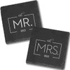 Custom Table Coasters for Drinks Set of 2 | Engraved