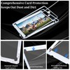 JIUBULUJIU 12 Pack Magnetic Card Holder with 1 Card Stand