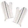 Lashuma 2 x baking gloves, cotton, barbecue gloves, rustic beige