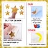GTOTd Gold Yellow Star Dot Stickers Roll Labels（2000 pcs） Holographic