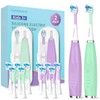 FUMEIKANG Kids Electric Toothbrushes 2 Pack Smart Sonic Toothbrush for