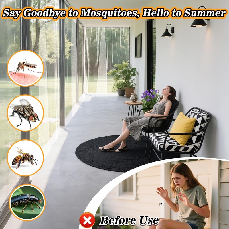 65x10ft Extra Large Mosquito Net, Mesh Netting for Garden Skin