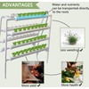 INTBUYING Hydroponics Growing System 70 Holes 8 Pipes 4 Layers